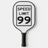 Zeer Coole Snelheidslimiet 99 Pickleball Paddle (Achterkant)