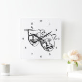 Zeer coole wandklok in theater (Huis)