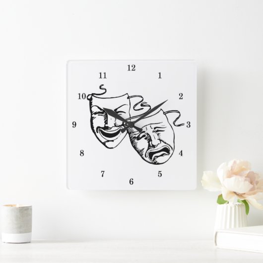 Zeer coole wandklok in theater (Huis)