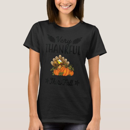 Zeer dankbaar deze Herfst Essential Costume T-shirt (Voorkant)
