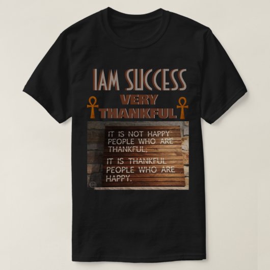 ZEER DANKBAAR T-SHIRT (Design voorkant)