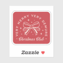 Zeer demure kerst meisjes club preppy esthetiek
