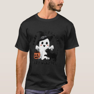 Zeer demure Zeer Mindful Retro Ghosts Black Cats H T-shirt
