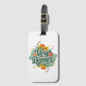 Zeer Demure Zeer Mindful Trend Demure & Mindful Bagagelabel (Voorkant (verticaal))