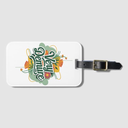 Zeer Demure Zeer Mindful Trend Demure & Mindful Bagagelabel (Voorkant (horizontaal))