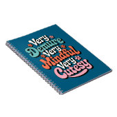 Zeer demure zeer mindful zeer schattig bruisend me notitieboek (Rechterzijde)