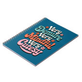 Zeer demure zeer mindful zeer schattig bruisend me notitieboek (Linkerzijde)