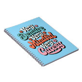 Zeer demure zeer mindful zeer schattig bruisend me notitieboek (Rechterzijde)