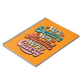 Zeer demure zeer mindful zeer schattig bruisend me notitieboek (Linkerzijde)