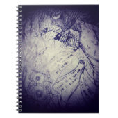 Zeer donker wezen volgt me manga-anime notitieboek (Voorkant)