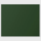Zeer donkergroen cadeaupapier (Vlak)