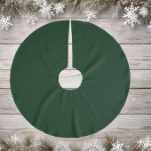 Zeer donkergroen - geborsteld polyester boomrok kerstboom rok