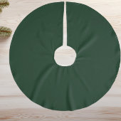 Zeer donkergroen - Geborsteld polyester kerstboomk Kerstboom Rok