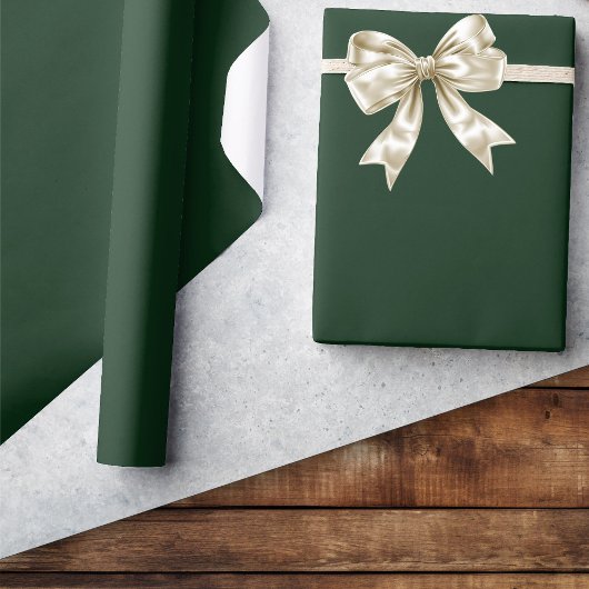 Zeer donkergroen - inpakpapier