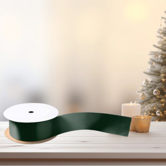 Zeer donkergroen - satijnlint satijnen lint