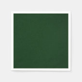 Zeer donkergroen servet (Voorkant)