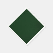 Zeer donkergroen servet (Hoek)