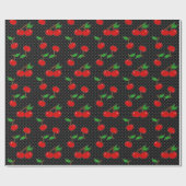 Zeer dotty Cherry in Black Cadeaupapier (Vlak)