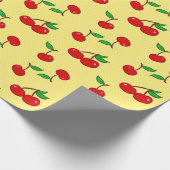 Zeer dotty Cherry in Geel Cadeaupapier (Hoek)
