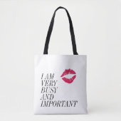 Zeer druk en belangrijk tote bag (Voorkant)