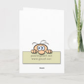 Zeer druk kaart (Achterkant)