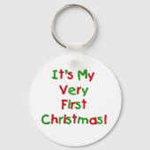 Zeer Eerste kersthemden en cadeautjes Sleutelhanger (Voorkant)