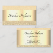 Zeer elegant Gold Effect Design Professional Visitekaartje (Voorkant / Achterkant)