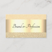 Zeer elegant Gold Effect Design Professional Visitekaartje (Voorkant)
