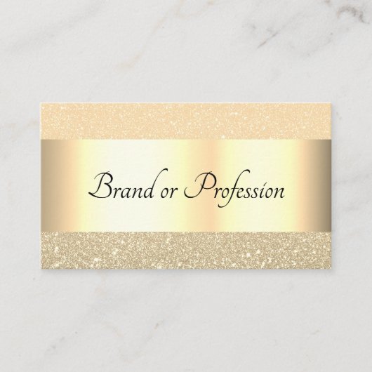 Zeer elegant Gold Effect Design Professional Visitekaartje (Voorkant)