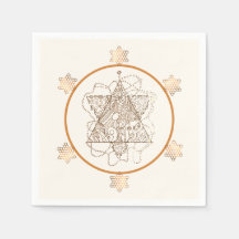 Zeer elegant Joods Sterrenpapier