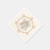 Zeer elegant Joods Sterrenpapier Servet (Hoek)