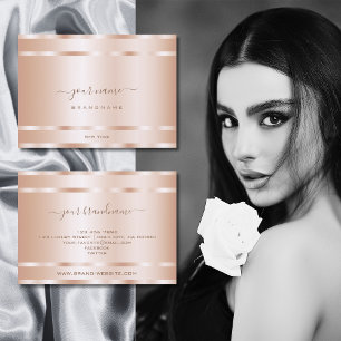 Zeer elegant Roos Gold Effect Professional Moderne Visitekaartje