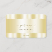 Zeer elegante Gold Effect Professional en Noble Visitekaartje (Voorkant)