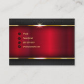 Zeer elegante moderne luxe visitekaartje (Achterkant)