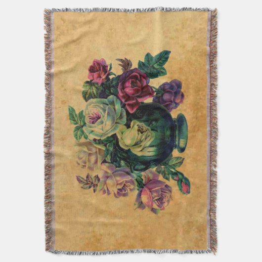 Zeer elegante  Rozen Deken (Voorkant Verticaal)