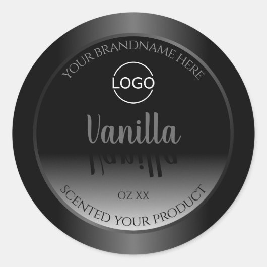 Zeer elegante zwarte en witte etiketten van het Pr (Voorkant)