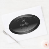 Zeer elegante zwarte en witte etiketten van het Pr (Envelop)