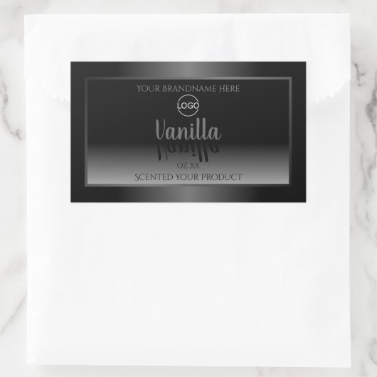 Zeer elegante zwarte en witte etiketten van het Pr (Tas)