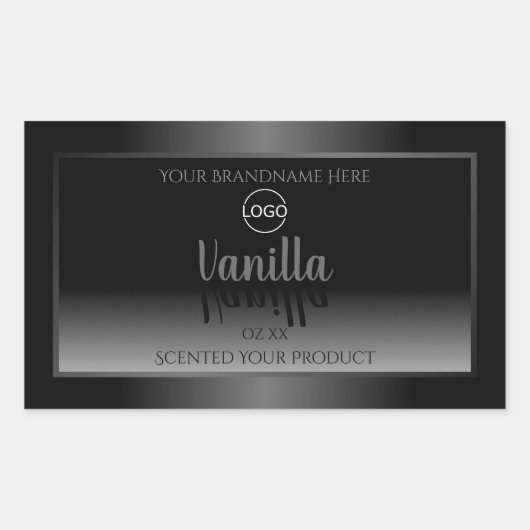 Zeer elegante zwarte en witte etiketten van het Pr (Voorkant)