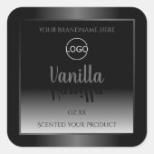 Zeer elegante zwarte en witte etiketten van het Pr (Voorkant)