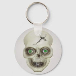 Zeer eng Halloween Skull Sleutelhanger