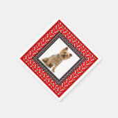 Zeer Fancy Verjaardagsfeest van de Hond Voeg Pet's Servet (Hoek)