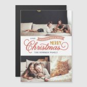 Zeer fijne Magnetic Holiday-fotokaart (Voorkant / Achterkant)