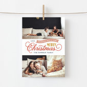 Zeer fijne Magnetic Holiday-fotokaart