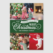 Zeer fijne Magnetic Holiday-fotokaart (Voorkant)