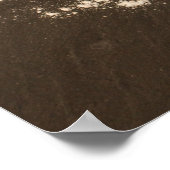 Zeer fijne warme chocolade, koekje en Snoep Poster (Hoek)