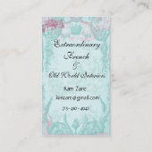 Zeer Franse oproepkaart Contactkaartje (Achterkant)