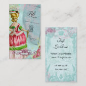 Zeer Franse oproepkaart Contactkaartje (Voorkant / Achterkant)