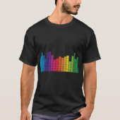 Zeer fun Digital Graphic Equalizer T-Shirt (Voorkant)