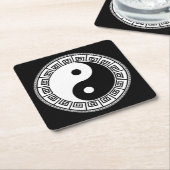 Zeer Fun Yin en Yang Kartonnen Onderzetters (Schuin)